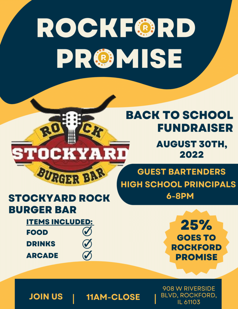 Down some hamburgers for Rockford Promise